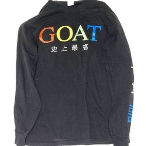 Black graphic T-shirt